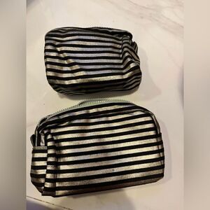 2 matching set striped cosmetic bag #18